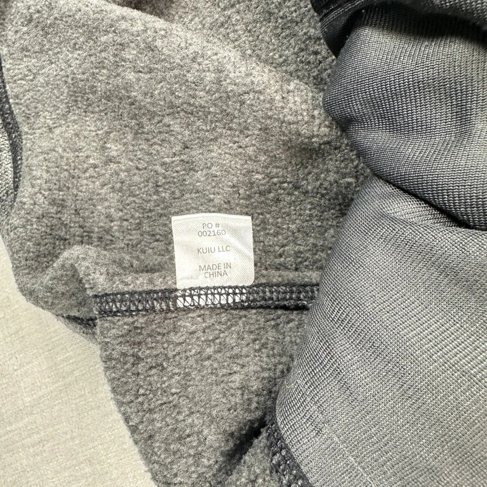 KUIU Vest Mens L Gray Base Camp High Loft Fleece Full Zip Outdoor Hiking EUC